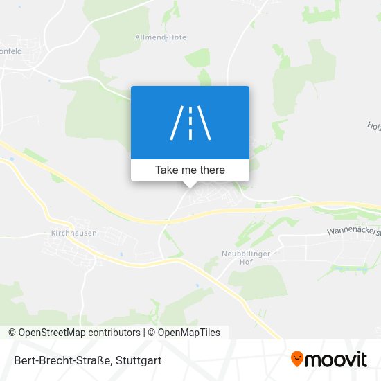 Bert-Brecht-Straße map