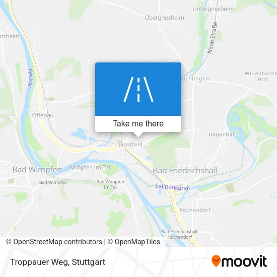 Карта Troppauer Weg