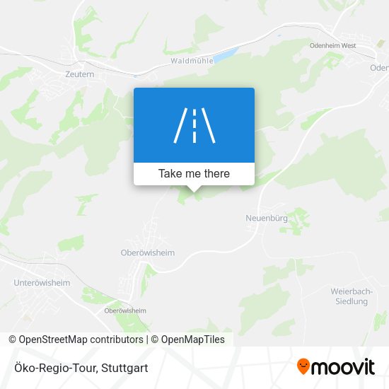 Карта Öko-Regio-Tour