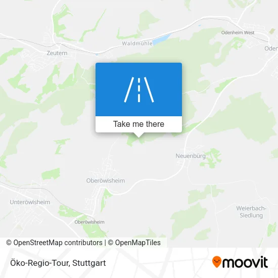 Карта Öko-Regio-Tour