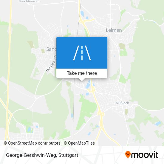 George-Gershwin-Weg map