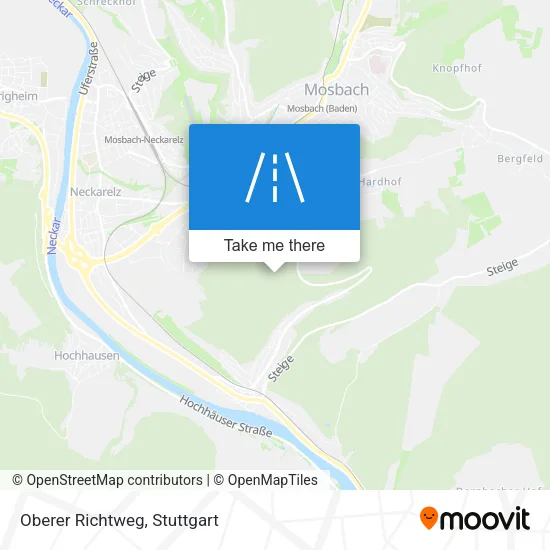 Карта Oberer Richtweg