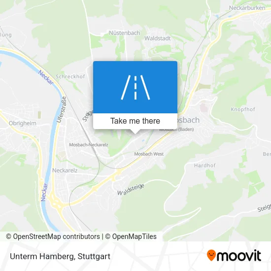 Карта Unterm Hamberg