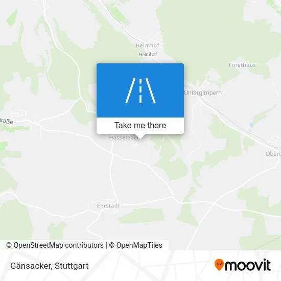 Gänsacker map
