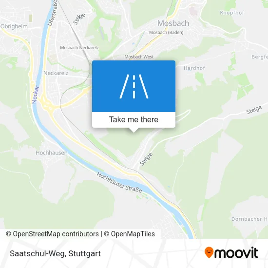 Карта Saatschul-Weg