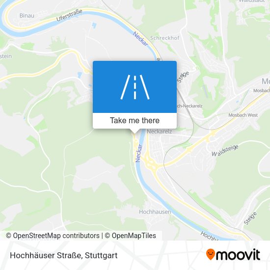 Hochhäuser Straße map