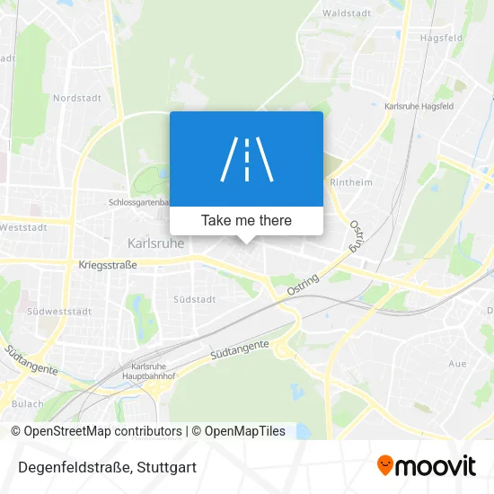 Карта Degenfeldstraße