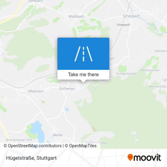 Hügelstraße map