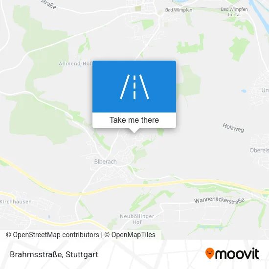 Brahmsstraße map