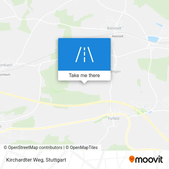 Карта Kirchardter Weg