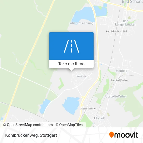 Kohlbrückenweg map