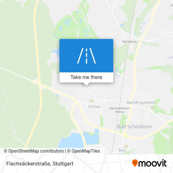 Flachsäckerstraße map