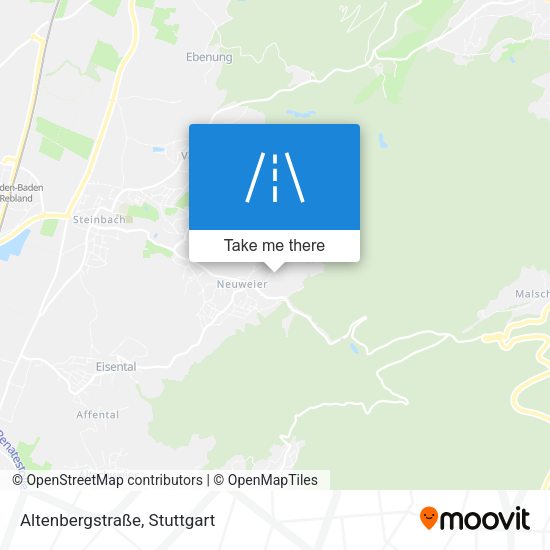 Altenbergstraße map