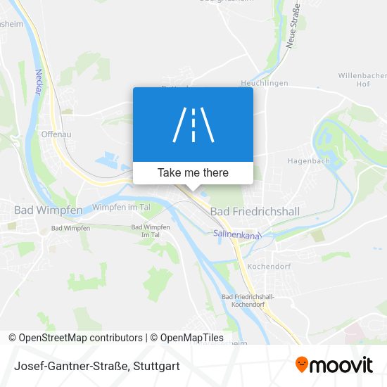 Josef-Gantner-Straße map