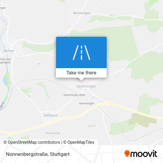Карта Nonnenbergstraße
