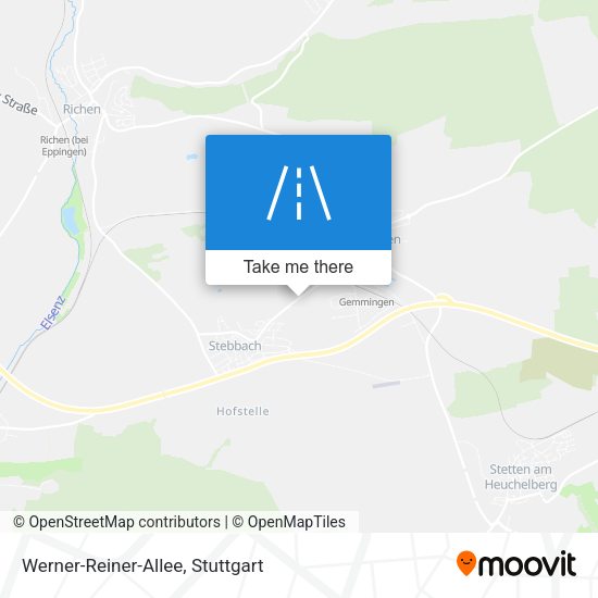 Werner-Reiner-Allee map