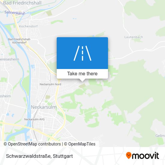 Schwarzwaldstraße map