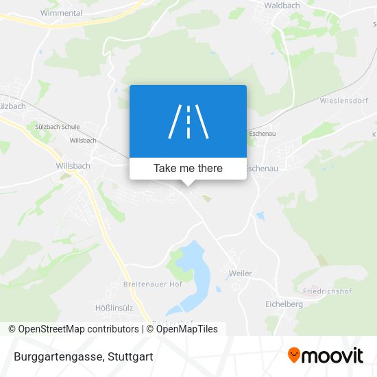 Карта Burggartengasse