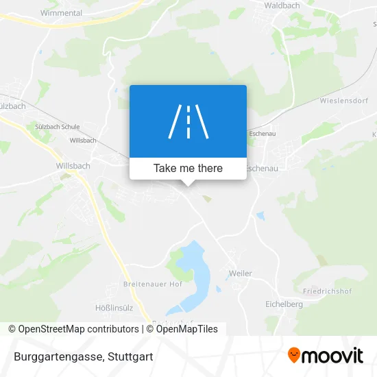 Карта Burggartengasse