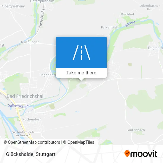 Карта Glückshalde