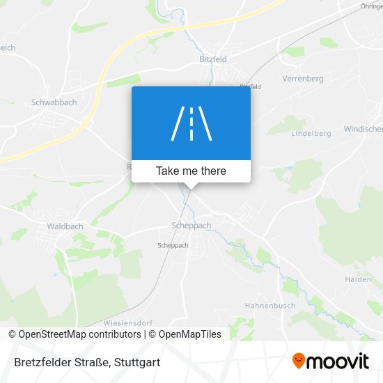 Bretzfelder Straße map