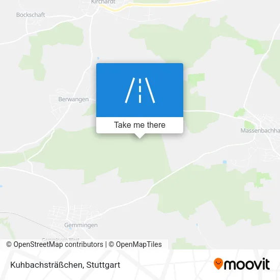 Карта Kuhbachsträßchen