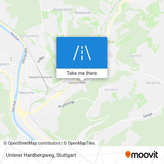 Карта Unterer Hardbergweg