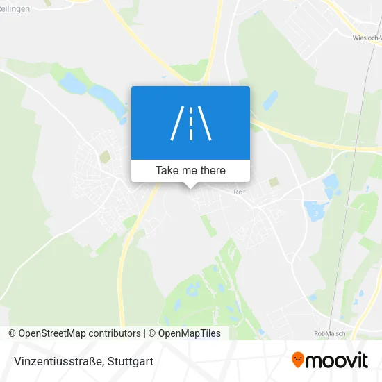 Карта Vinzentiusstraße