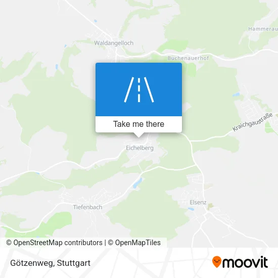 Götzenweg map