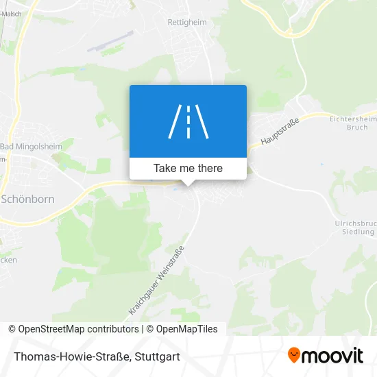 Карта Thomas-Howie-Straße