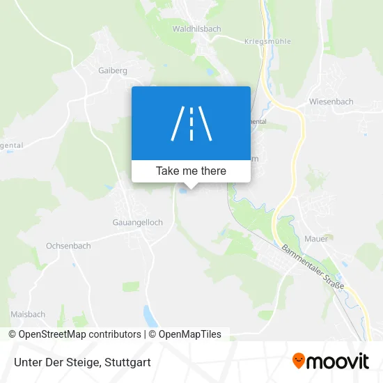 Карта Unter Der Steige