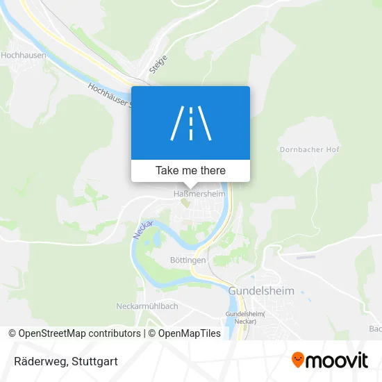 Карта Räderweg