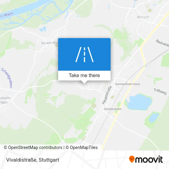 Карта Vivaldistraße