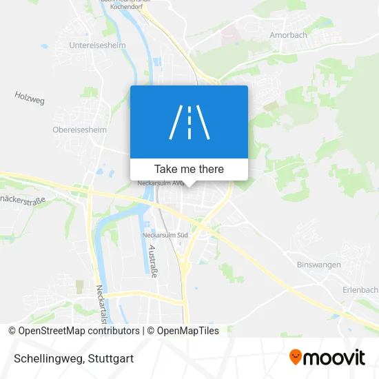 Карта Schellingweg