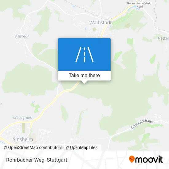 Карта Rohrbacher Weg