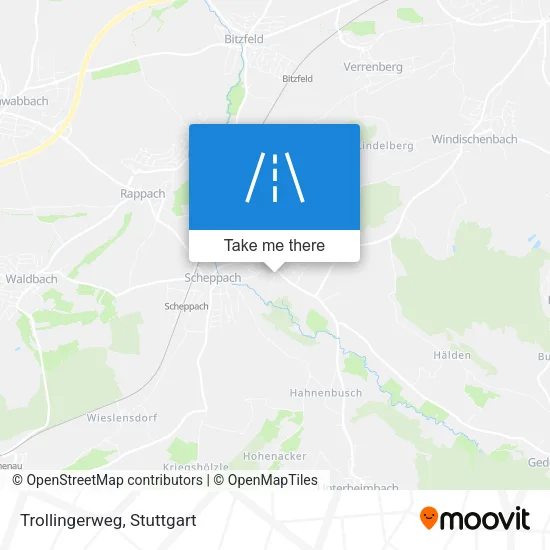 Карта Trollingerweg