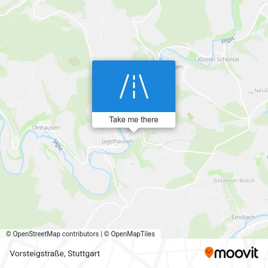 Карта Vorsteigstraße