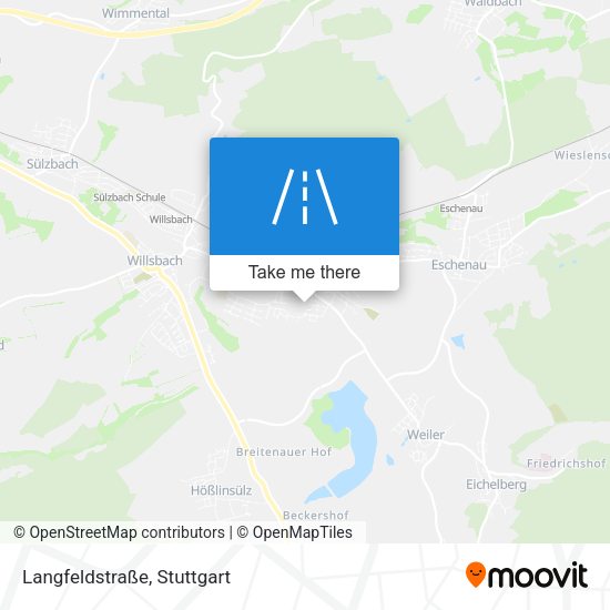 Карта Langfeldstraße
