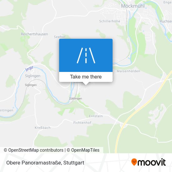 Obere Panoramastraße map
