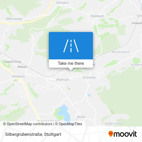 Карта Silbergrubenstraße