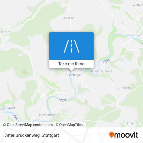 Alter Brückenweg map