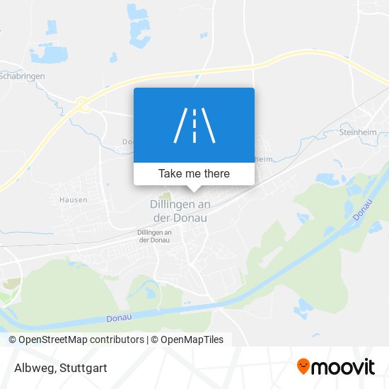 Albweg map