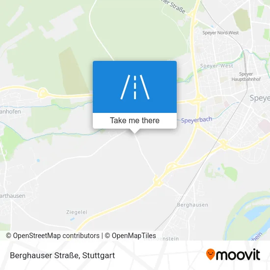 Карта Berghauser Straße
