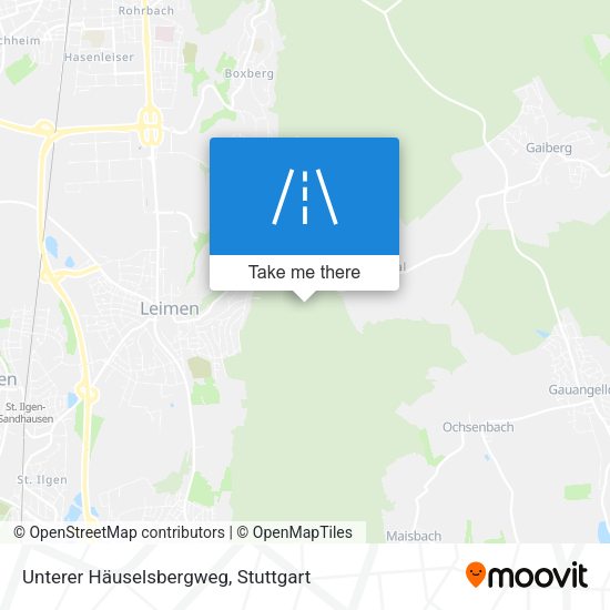 Unterer Häuselsbergweg map