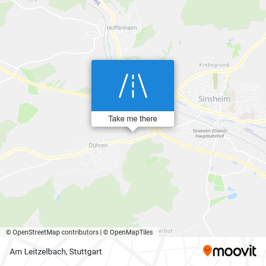 Am Leitzelbach map