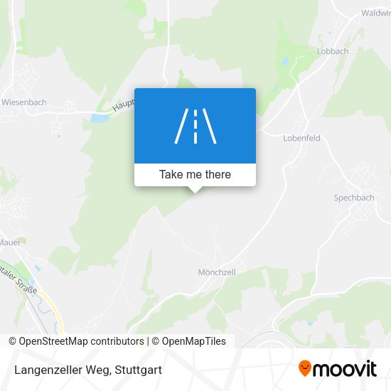 Langenzeller Weg map