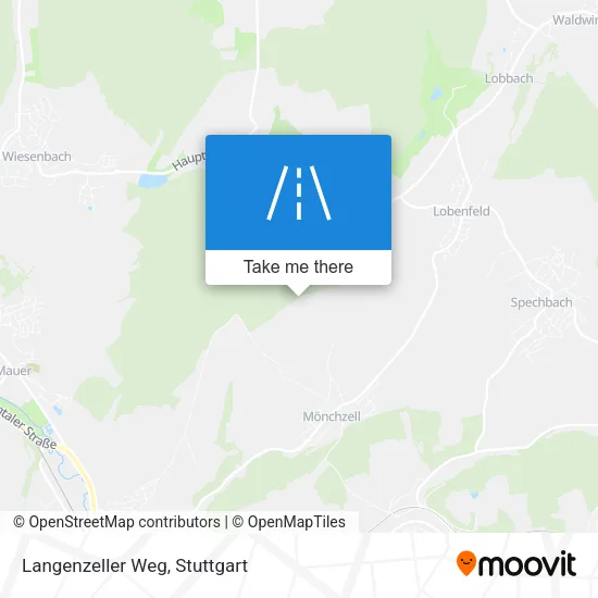 Карта Langenzeller Weg