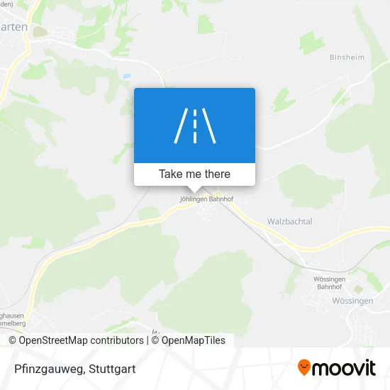 Карта Pfinzgauweg
