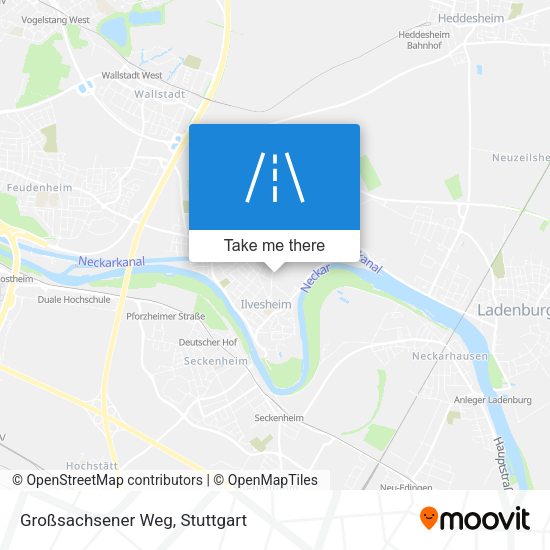 Großsachsener Weg map