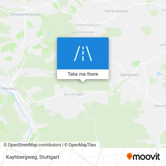 Карта Kayhbergweg